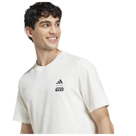 Adidas Ανδρική κοντομάνικη μπλούζα x Star Wars The Mandalorian Back Print Tee Adidas Ανδρική κοντομάνικη μπλούζα x Star Wars The Mandalorian Back Print Tee